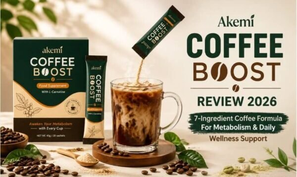 Akemi Boost Coffee product presentation